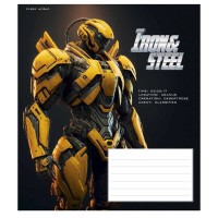 Зошит учнівський "Iron&Steel" 012-3284K-4 в клітинку, 12 аркушів