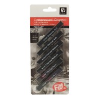 Воскові олівці "Artist Charcoal Soft" CPC0810 чорні