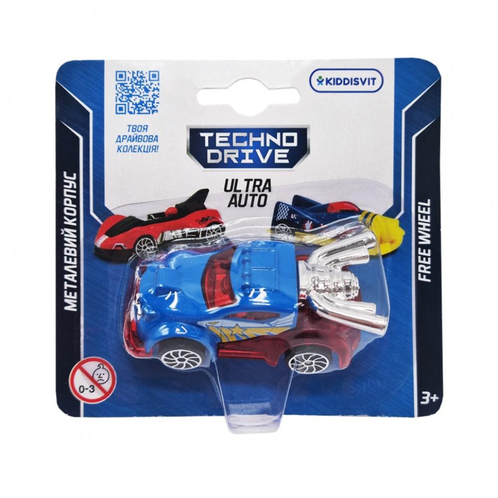Ігрова міні-машинка Ultra Auto TechnoDrive 250321W-1 металевий корпус