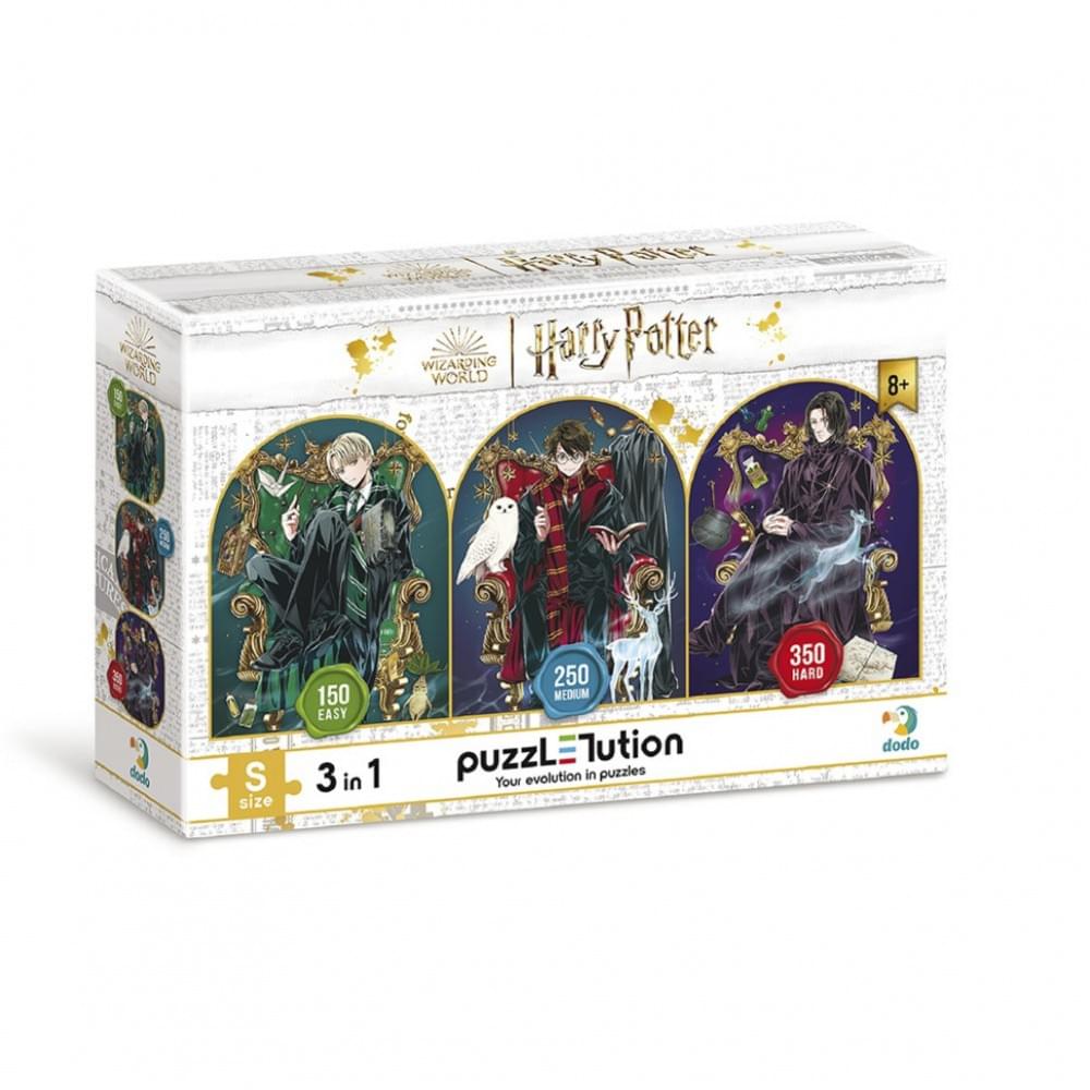 Дитячий пазл 3 в 1 "Династія чарівників" DoDo Toys 200575 набір 4 в 1