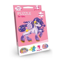Дитячі розвиваючі пазли "Puzzle For Kids" PFK-05-12, 2 картинки Єдиноріжка