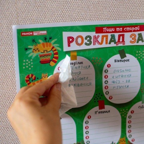 Дитячий розклад уроків "Котики" 10104271 А4