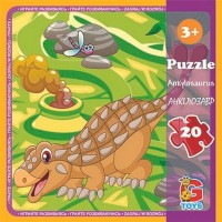 Дитячий пазл "Динозаври" LD06, 20 елементів