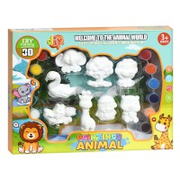 Набір для творчості Тварини MK 5723(Animal) фарби, пензлики