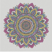 Алмазна мозаїка "Візерунки у стилі мандала" CA-0061 30х30 см