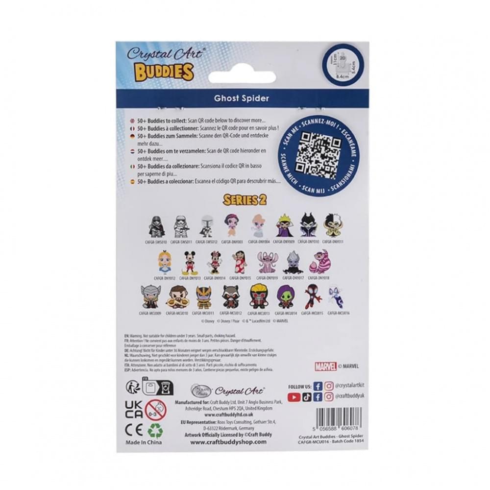 Набір для творчості зі стразами "Жінка Павук" Crystal Art CAFGR-MCU016 на підставці