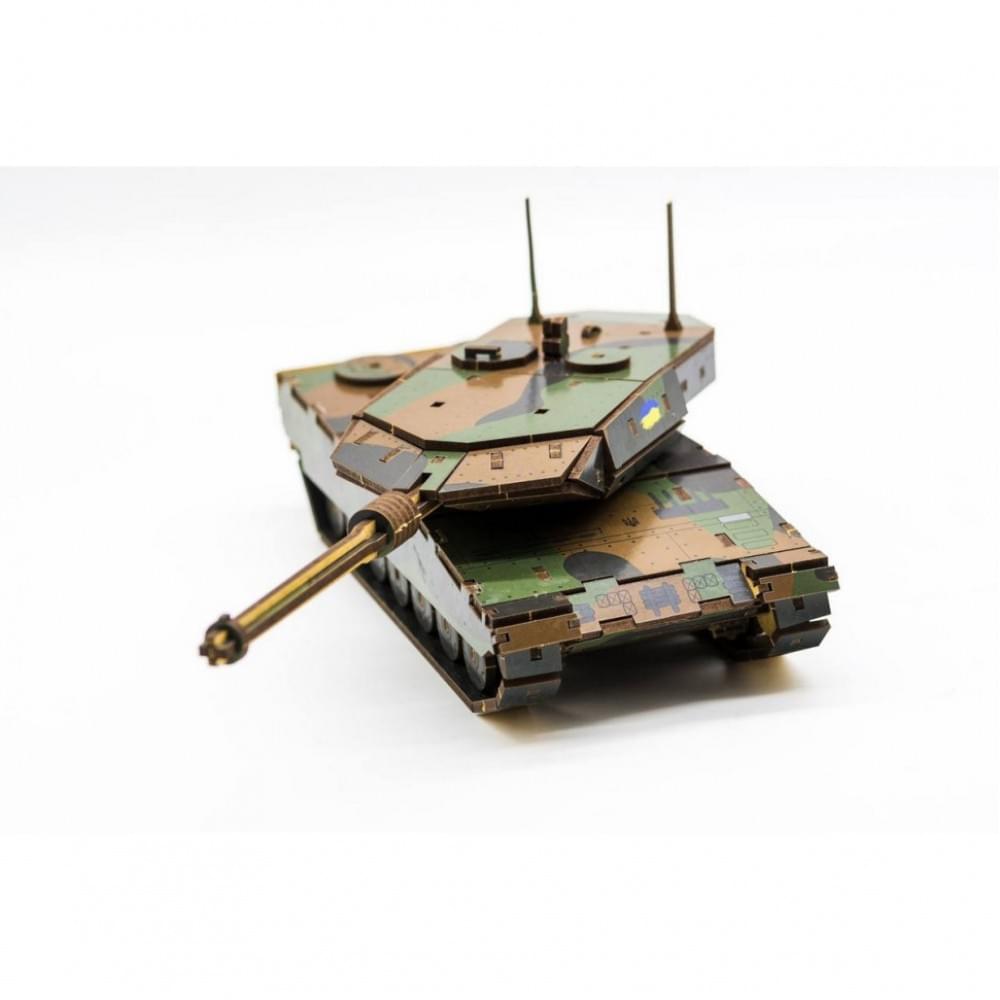 Дерев'яний 3D конструктор "Танк Леопард" 206-0260, 206 деталей