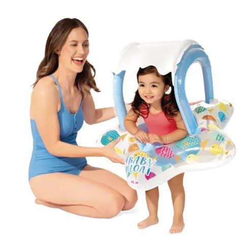 Дитячий надувний пліт Зірочка 56573(Blue) розмір 81 x 79 см