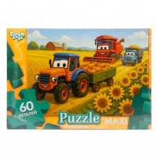 Дитячі пазли-максі "Фермерські машинки" Mx60-12-06, 60 елементів