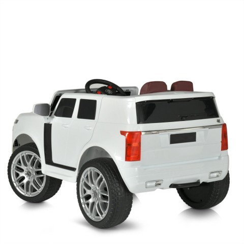 Дитячий електромобіль Джип M 4837EBLR-1 білий до 40 кг