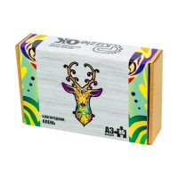 Фігурний дерев'яний пазл "Благородний олень" PuzA3-00730, 95 деталей