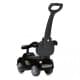Дитяча каталка-толокар M 5728L-2 чорний, з батьківською ручкою