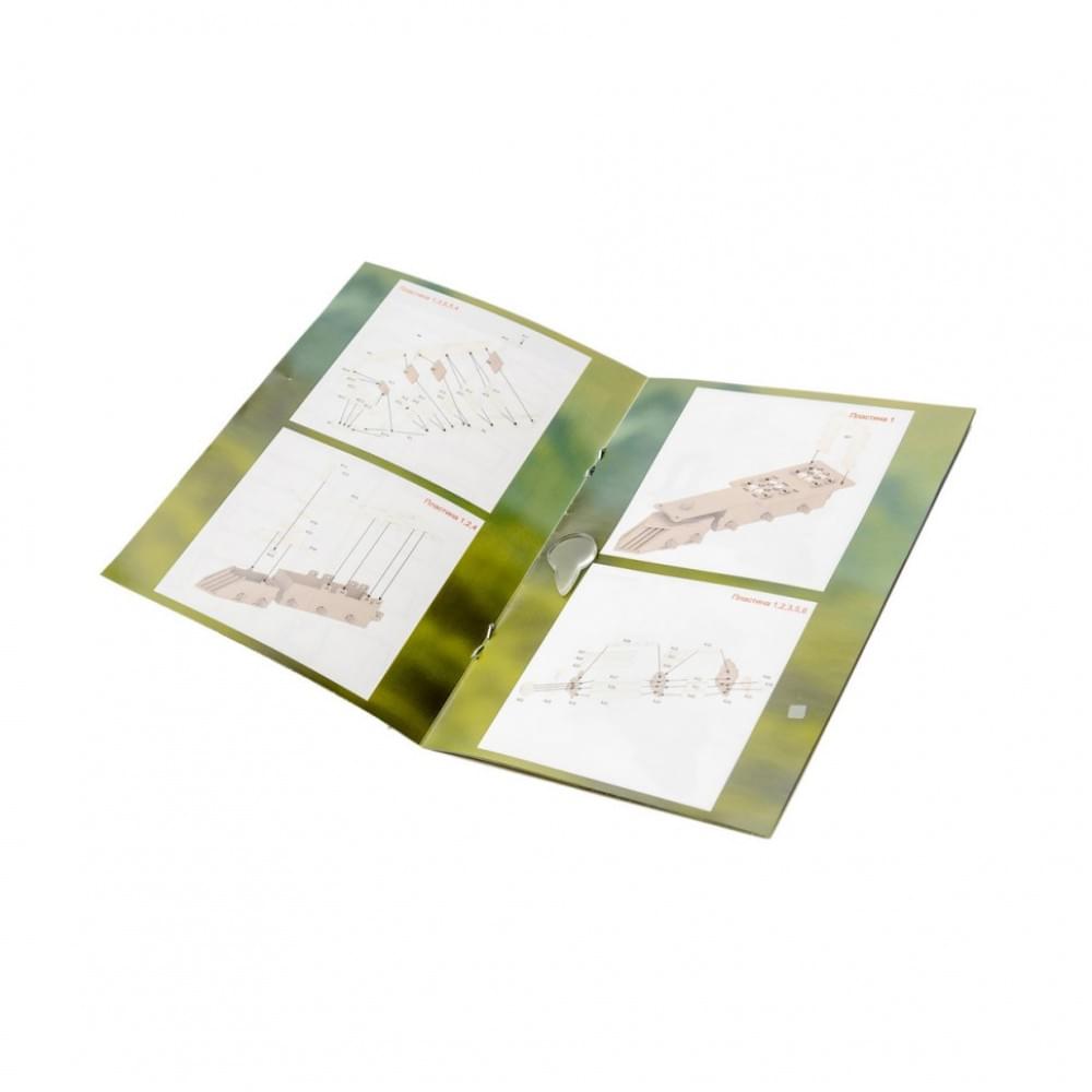 Дерев'яний 3D конструктор "Потяг" Puz-00924, 231 деталь