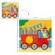 Дитячий набір для творчості мозаїка "Транспорт" 300899 зі стікерами