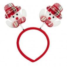 Обідок новорічний "Сніговик" 2505-SP-3 розмір 22,5 см