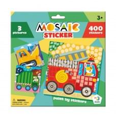Дитячий набір для творчості мозаїка "Транспорт" 300899 зі стікерами