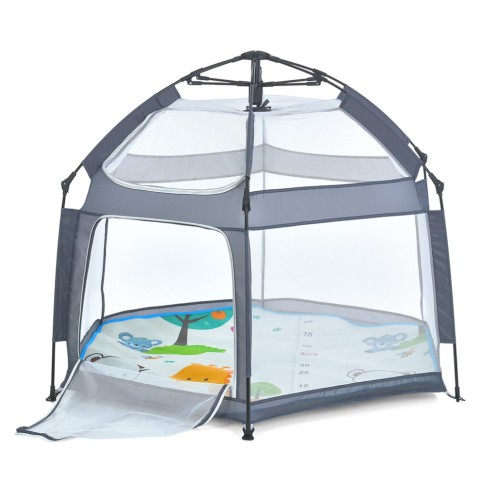 Дитячий манеж MR 1512 Silver Mist 146×127×110 см