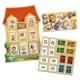 Дерев'яний пазл-вкладиш "Будиночок із завданнями" (ПСФ112) PSF112