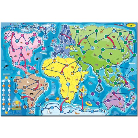 Настільна гра "Навколо світу" 82258 географічний квест