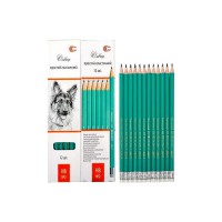 Олівець простий НВ № 2 "С" COLOR-IT CR655 в упаковці 12 шт