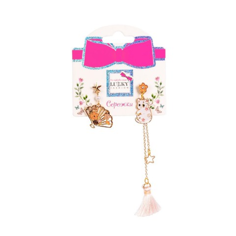 Дитячі сережки "Fashion східний стиль" T24634