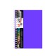 Блокнот А5 АП-1503 (Violet) 40 аркушів, пружина збоку