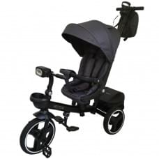 Дитячий триколісний велосипед VECTOR ME 1162-1 Dark Gray, з батьківською ручкою