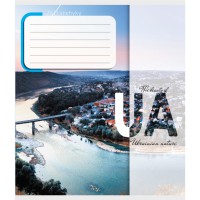 Зошит учнівський "Природа України" 012-520149L-5 в лінію, 12 аркушів