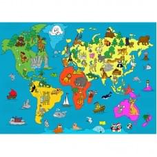 Величезна розмальовка "Я пізнаю світ" 130003, 58х81 см Величезна розмальовка "Я пізнаю світ" 130003, 58х81 см