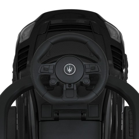 Дитяча каталка-толокар 2 в 1 M 5106-2 чорний, з батьківською ручкою