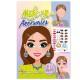 Дитяча книжка з наліпками студія краси "Make up accesories" РМ-76-01