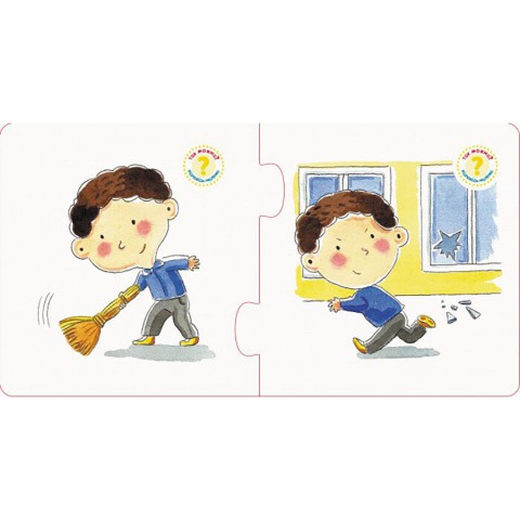 Настільна гра Правильно-неправильно У навчальному закладі 973004 з наклейками