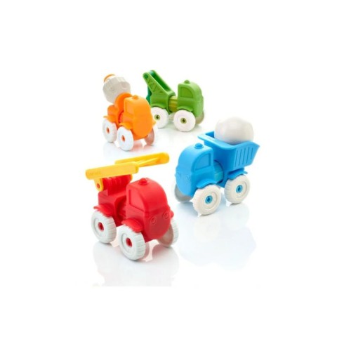 Магнітний конструктор "Мої перші машинки" Smartmax SMX 226, 13 деталей