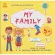 Книжка Англійська з наліпками "My family" 761008