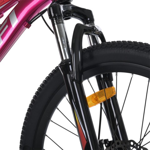 Велосипед MTB2601-3, 26 дюймів, алюмінієва рама 13 Shimano 21SP фуксія
