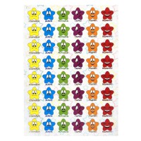 Оцінююча наклейка Зірочки KT23082501, 1 лист, 48 наклейок