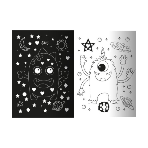 Дитяча книжечка з неоновими стікерами "Королівство монстрів" РМ-69-03