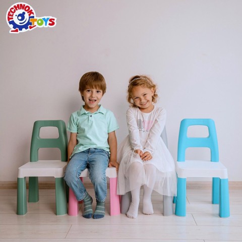 Дитячий стілець "Kids Chair" 9710TXK блакитний, до 75 кг