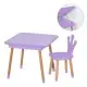 Столик зі стільцем "Корона" 09-025V-BOX з ящиком, фіолетовий