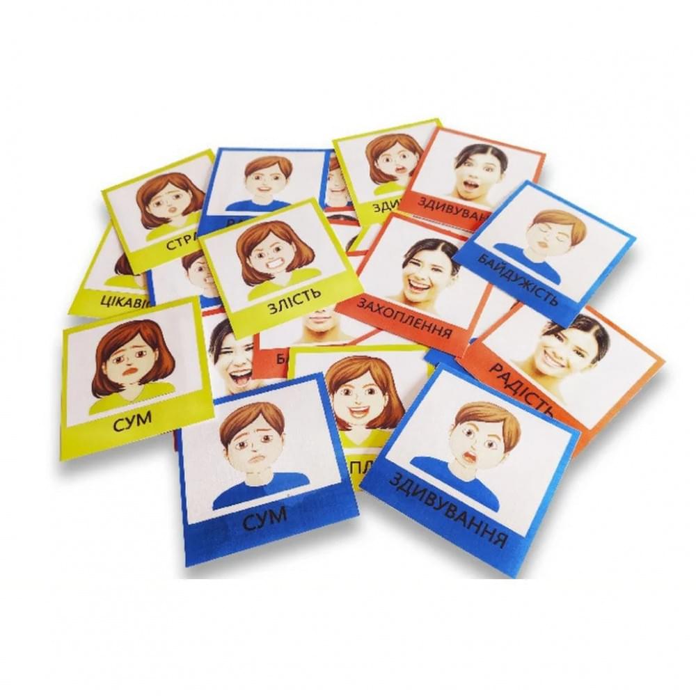 Набір дидактичних ігор Емоції HEGA 285HG з повним методичним посібником