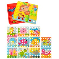 Дитяча розвиваюча мозаїка SK 0003, 35 фішок 0003B