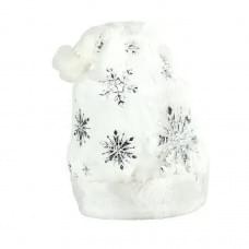 Шапка новорічна "Санта-Клауса" 6241-22(Silver) блискуча