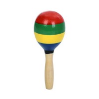 Дитяча дерев'яна іграшка Маракас MD 0361-4 розмір 12,5 см