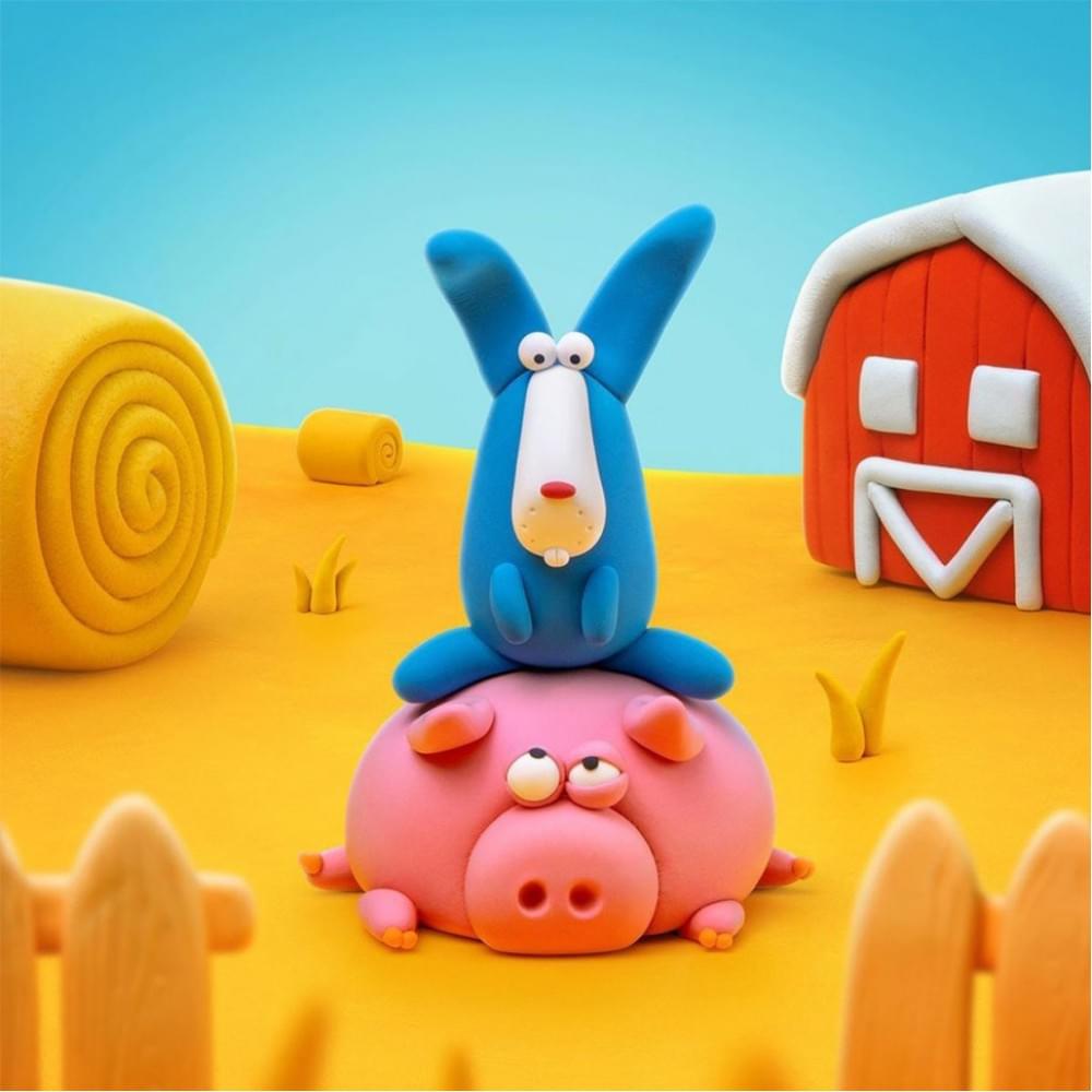 Набір самозатвердіючого пластиліну Кролик ЛИПАКА 30050-UA01