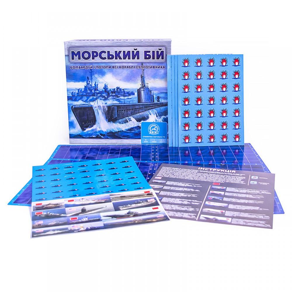Настільна гра Морський бій Arial 910350 укр. мовою