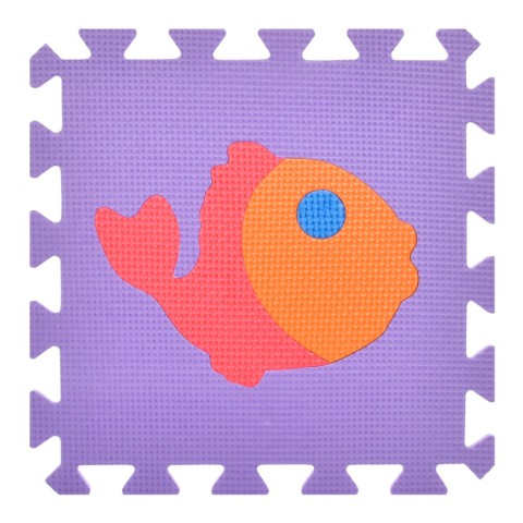 Дитячий килимок Мозаїка "Тварини" M 0376-1, 10 деталей, EVA, 30х30 см