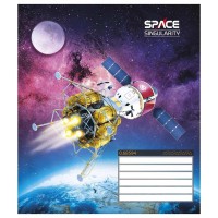 Зошит учнівський "Space singularity" 024-3384L-3 в лінію, 24 аркуша