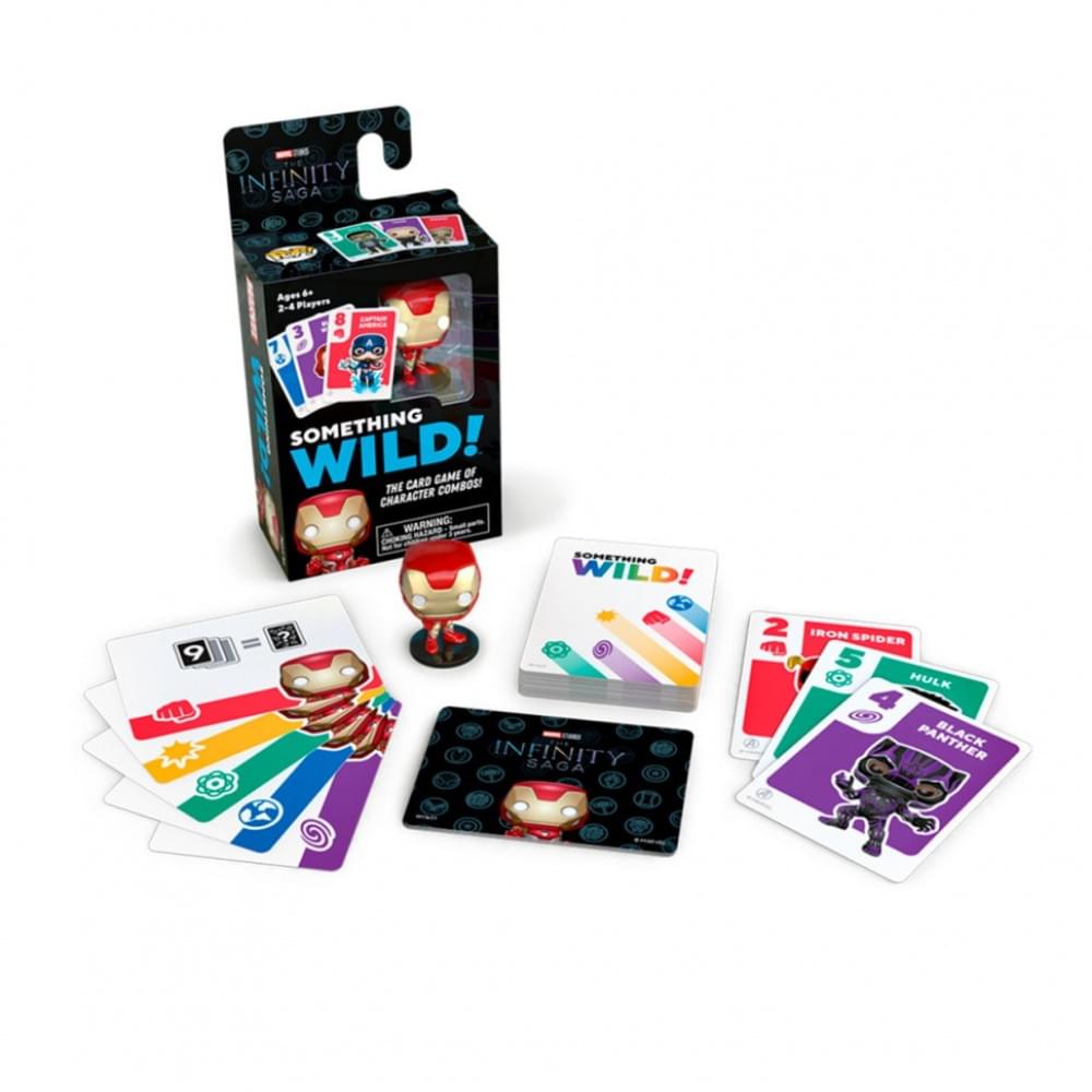 Карткова гра "Залізна людина" Something Wild Funko 60495 з фігуркою