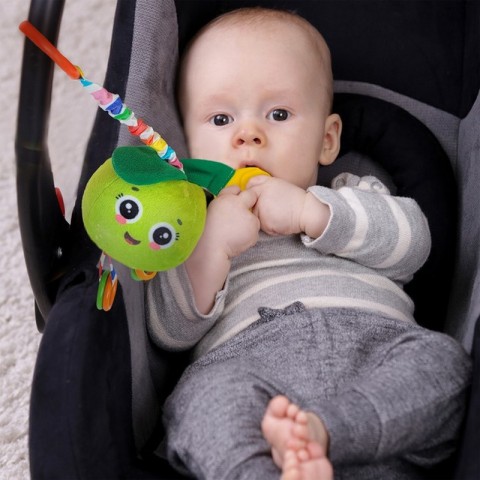 Брязкальце-підвіска з прорізувачем "Яблуко" МС 110604-19