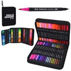 Набір скетч-маркерів MK 5766-80 двосторонні 80 штук